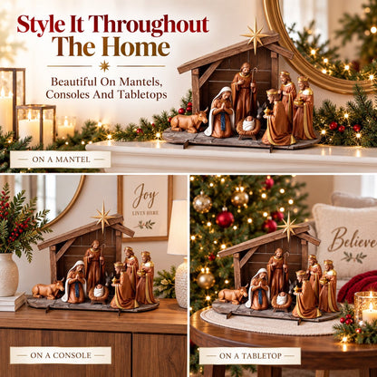 🎁 Christmas Tabletop Keepsake | Warm, Timeless Holiday Decor for Your Home