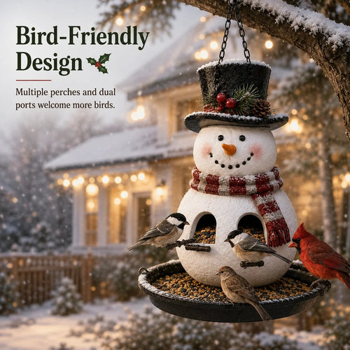 🐦Christmas Themed Bird Feeder Set | Decorative Hanging Backyard Feeders