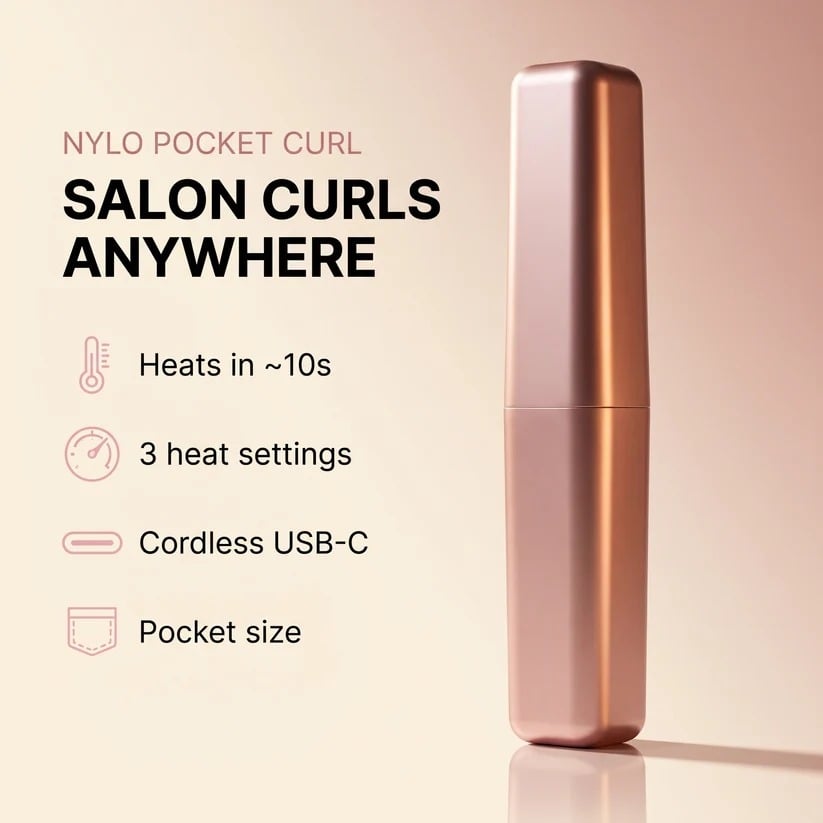 Ahlwocore cordless ceramic mini hair curler image 4