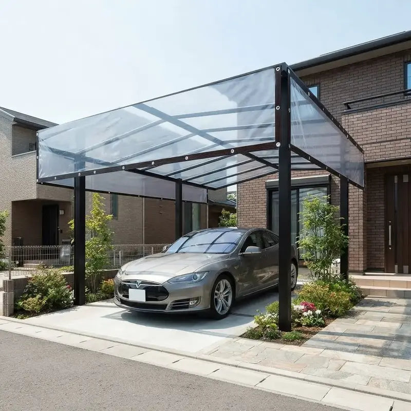 Transparent PE tarpaulin outdoor cover - image 2