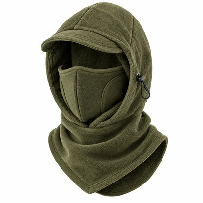 🔥Last Day 52% OFF🔥❄️3-in-1 Fleece Winter Hood – Adjustable Face & Neck Coverage