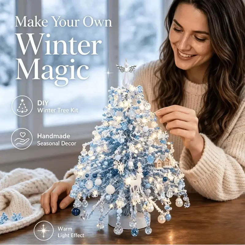 Create Your Own Sparkling Beaded Christmas Tree