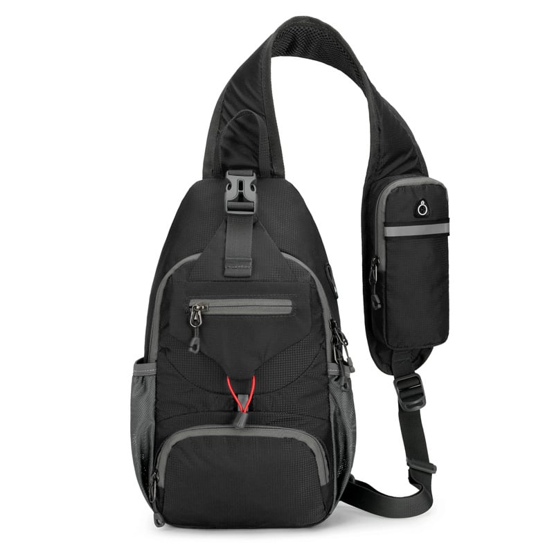 🔥50% OFF Foldable Crossbody Sling Bag | Multi-Pocket Travel & Hiking Chest Pack