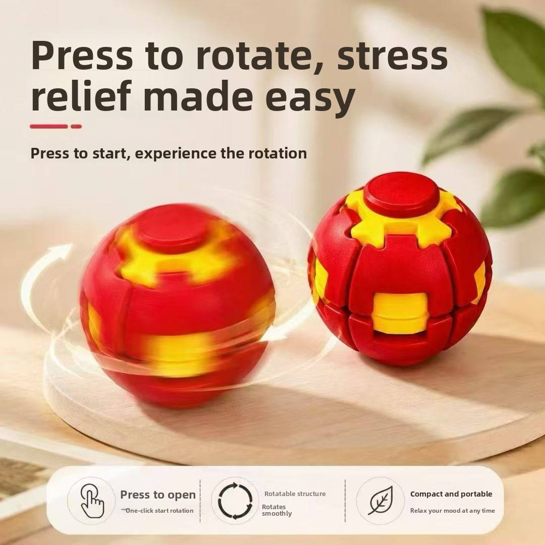 ✨New! Colorful 3D Press Fidget Spinner Ball