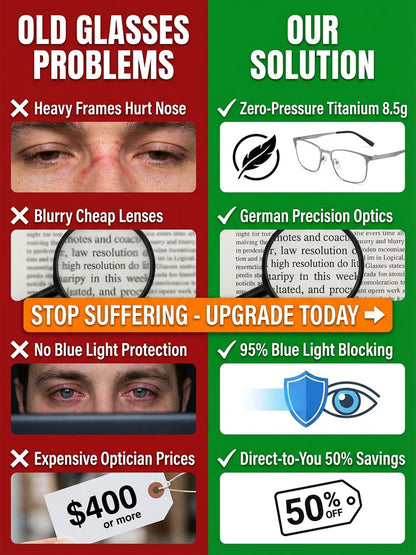 👓✨ Smart zoom photosensitive glasses, one pair covers both near and far vision with no need to switch other glasses. Built-in smart sensor auto-tints outdoors and turns into professional sunglasses in seconds 🕶️.