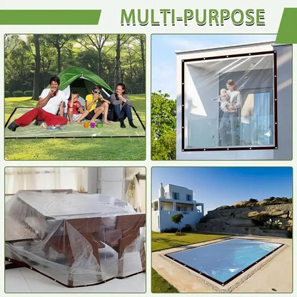 Transparent PE tarpaulin outdoor cover - image 5