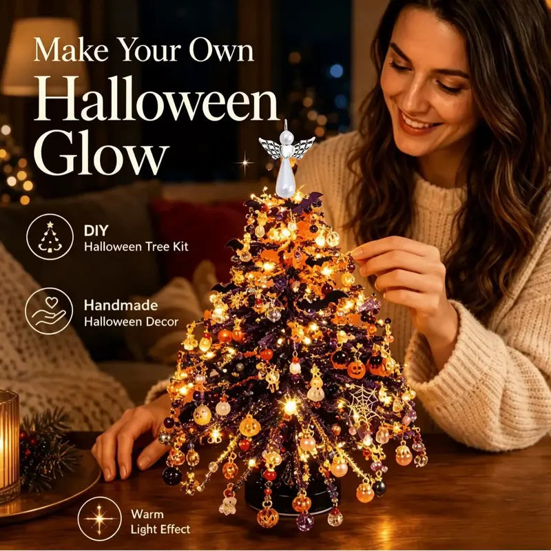 Create Your Own Sparkling Beaded Christmas Tree