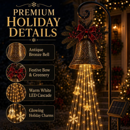 🌲 Christmas Magic Flowing Light Collection — Magical Swirling Light Stakes For Your Garden