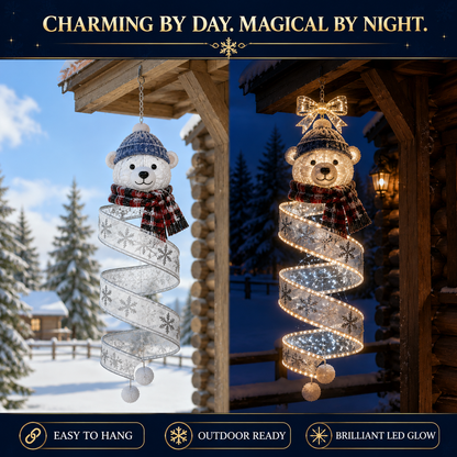 ✨Last day for 53% off🎄 Christmas Magic Spiral Hanging LED Light – 3 Festive Designs ✨