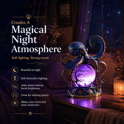 ⏰Final 47% OFF🐙 Deep Sea Octopus Crystal Ball Lamp
