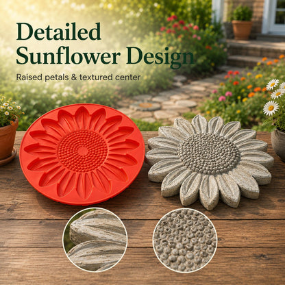 💥LAST DAY｜55% OFF 🌻Reusable Sunflower Stepping Stone Mold