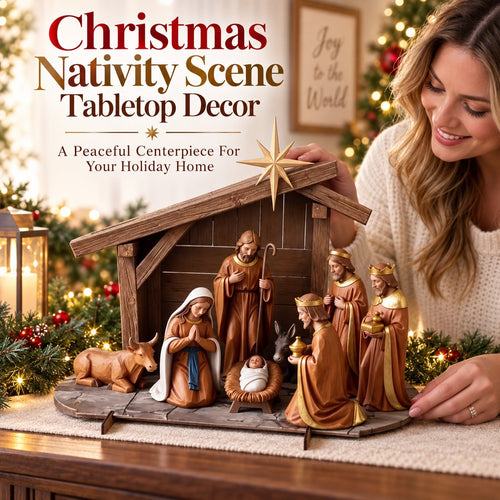 🎁 Christmas Tabletop Keepsake | Warm, Timeless Holiday Decor for Your Home