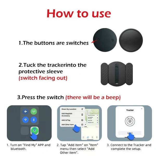 📱🚗Smart GPS Tracker With Magnetic Case – Real-Time Vehicle Tracking For iPhone & Android