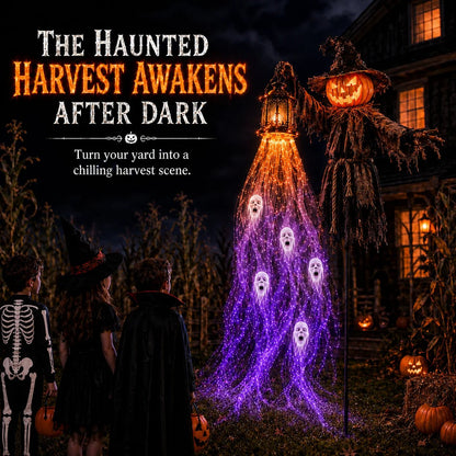 🔥49% OFF Today  🎁💀 Halloween Haunted Yard Lights – Solar Spirit Character Collection👻