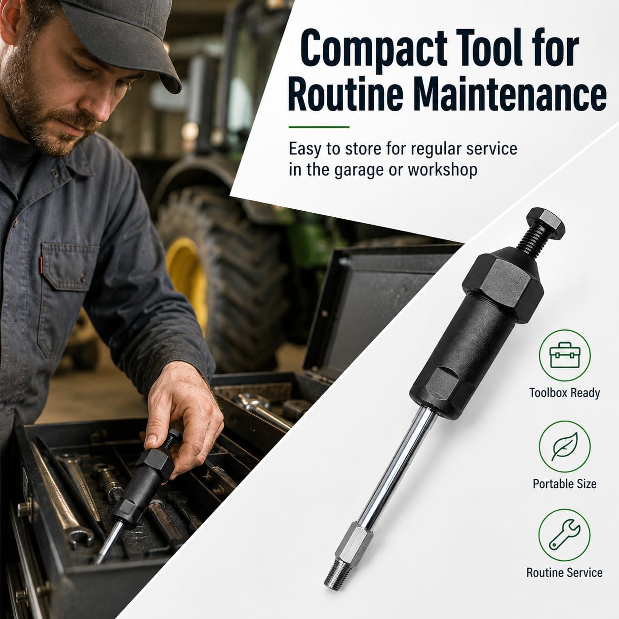 Compact Grease Fitting Cleaner Tool
