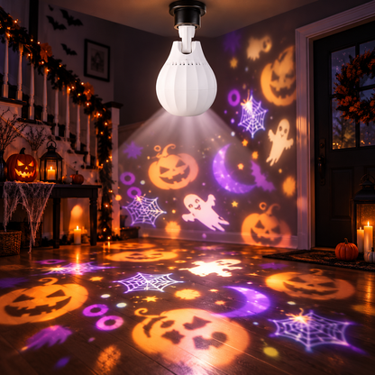 🎁2026 New Arrivals 50% OFF💥Rotating Christmas Projector Bulb | 16 Patterns
