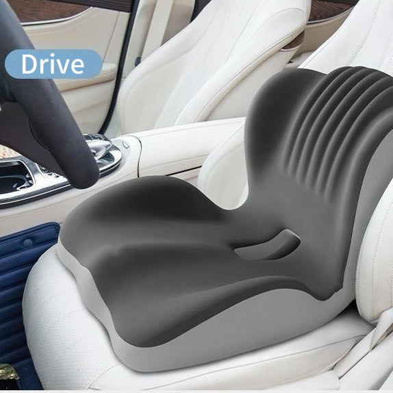 ❤️Sit Longer in Comfort with Ergonomic Memory Foam Back & Seat Support