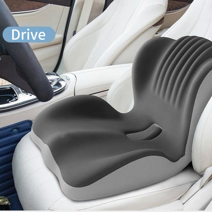 ❤️Sit Longer in Comfort with Ergonomic Memory Foam Back & Seat Support