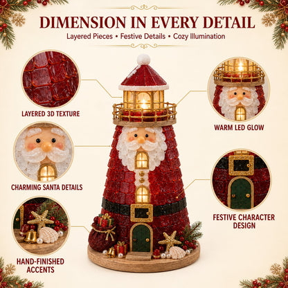 ✨Light‑Up Christmas Character Lighthouse | Complete DIY Craft Kit For Holiday Decor