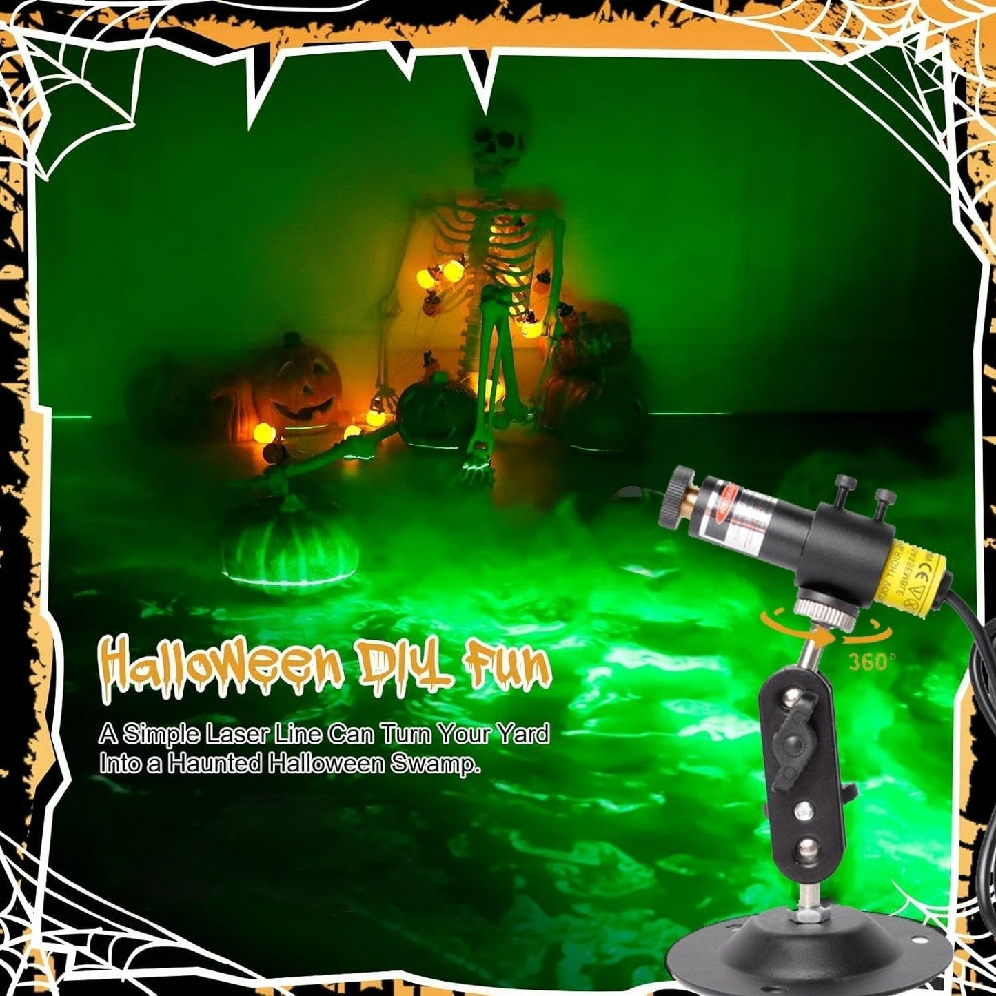 👻 Green Laser Swamp Light | Create A Spooky Halloween Glow
