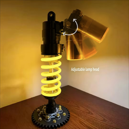 🎁Father's Day Limited Sale🔥Inspired Suspension Shock Absorber Lamp - Adjustable LED Light for Gamers & Car Enthusiasts