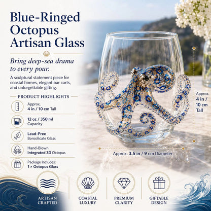 ⏰Sale Ends Today! 3D Hand-Blown Marine Glassware Up To 50% OFF