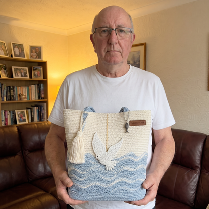🕊️May God be with you✝️Handcrafted Christian-Inspired Bag👜