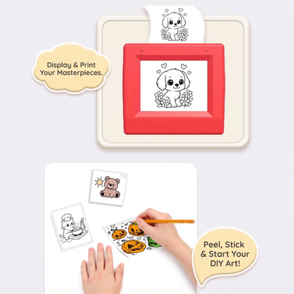 Ahlwocore voice-activated mini sticker printer - Mini Sticker Printer
