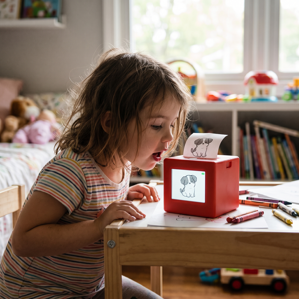 Ahlwocore voice-activated mini sticker printer - Mini Sticker Printer