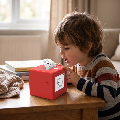 Ahlwocore voice-activated mini sticker printer - Mini Sticker Printer