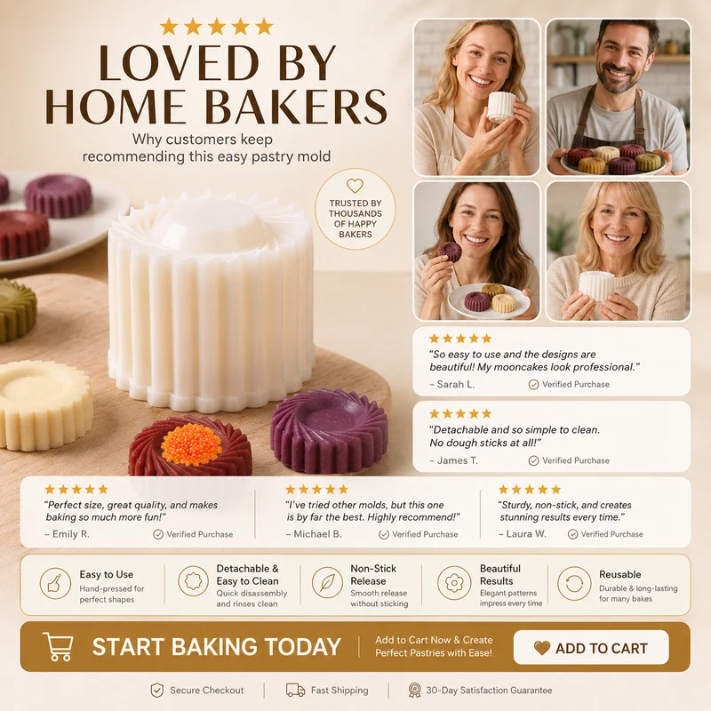 🍪 Easy-Press Cookie & Pastry Mold – Quick Shape Maker
