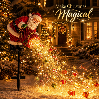 🌲 Christmas Magic Flowing Light Collection — Magical Swirling Light Stakes For Your Garden