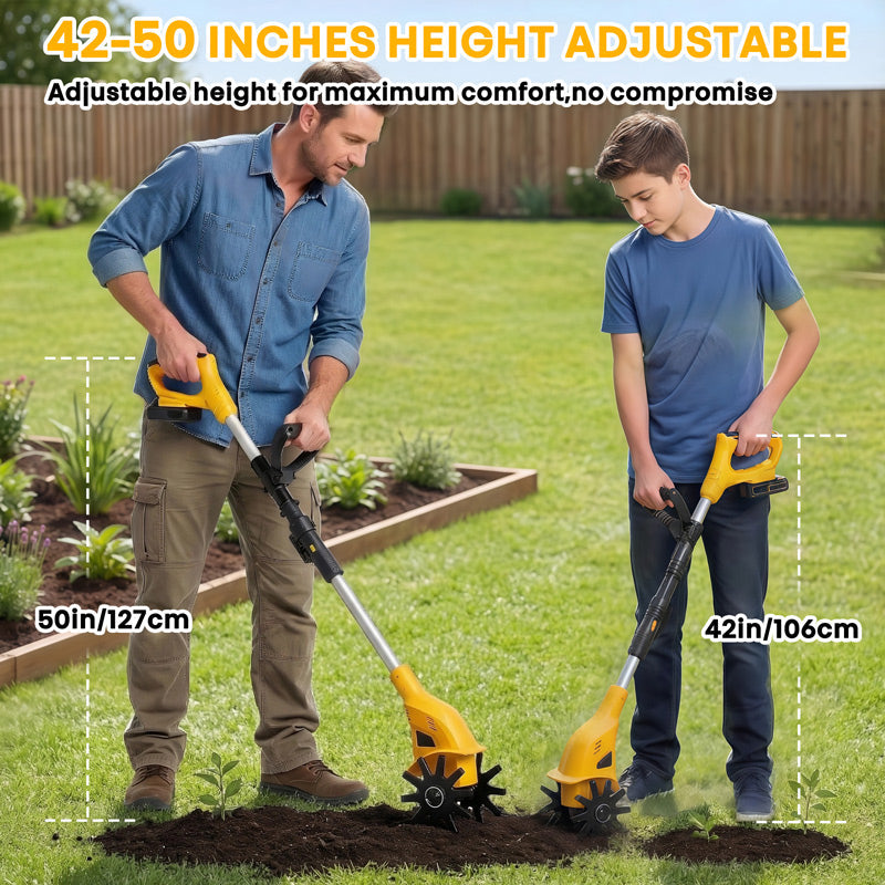 Cordless Tiller Electric Cultivator