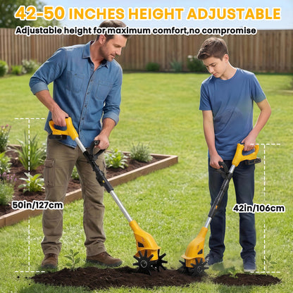 Cordless Tiller Electric Cultivator