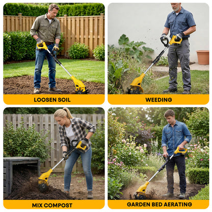 Cordless Tiller Electric Cultivator