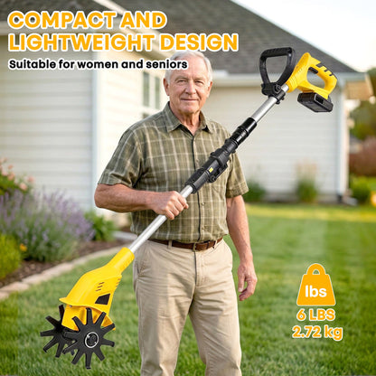 Cordless Tiller Electric Cultivator