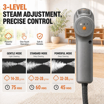 itoolmax high heat steam cleaner 3 level adjust