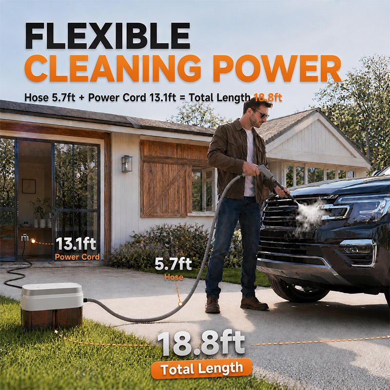 itoolmax high heat steam cleaner flexible cleaning power