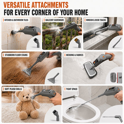 itoolmax high heat steam cleaner versatile attachments