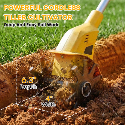 Cordless Tiller Electric Cultivator
