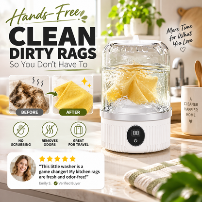 Ahlwocore mini portable cordless washing machine product image 4