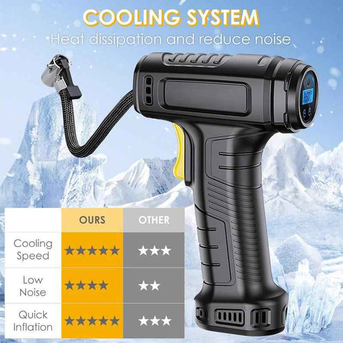 🔥HOT SALE 50%OFF🔥Portable Cordless Air Compressor with Digital Display