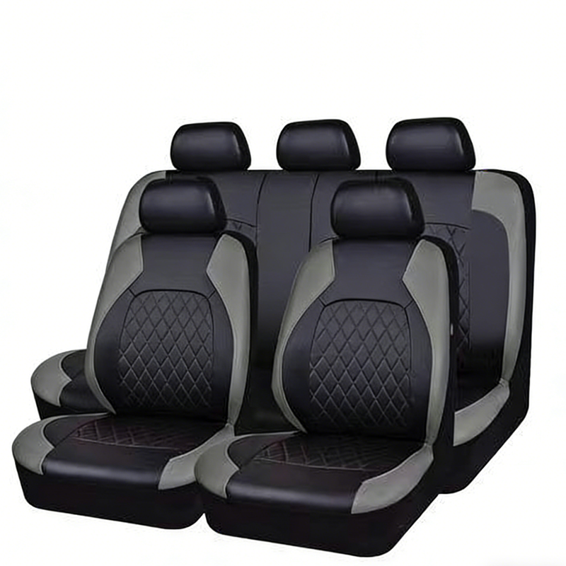 9-Piece Universal Fit Leather Car Seat Cover Set