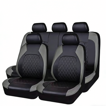 9-Piece Universal Fit Leather Car Seat Cover Set