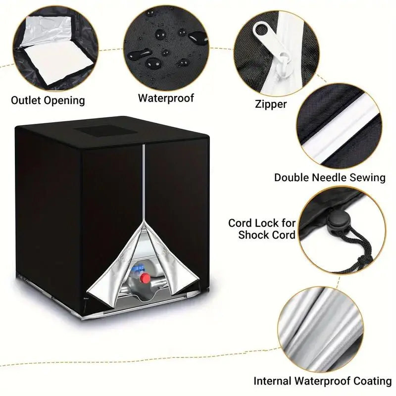 💧🛡️ 420D IBC Tote Cover – Waterproof UV-Resistant Outdoor Tank Protector