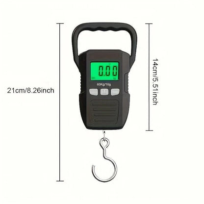 ⚖️Digital Luggage Scale – 🧳50kg/110lb Portable Hanging Travel Scale