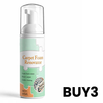 🔥BUY 1 GET 1 FREE 🫧 Waterless Carpet Foam Stain Remover – Lift, Wipe & Refresh