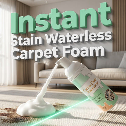 🔥BUY 1 GET 1 FREE 🫧 Waterless Carpet Foam Stain Remover – Lift, Wipe & Refresh