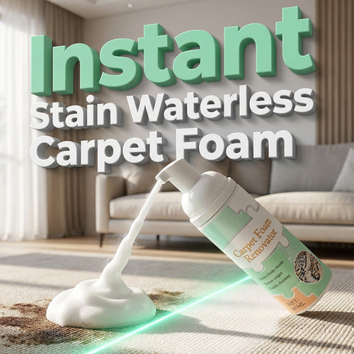 🔥BUY 1 GET 1 FREE 🫧 Waterless Carpet Foam Stain Remover – Lift, Wipe & Refresh