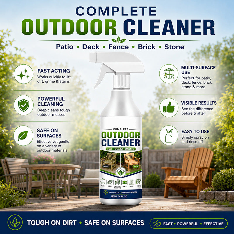 ⚡Fast-Acting Multi-Surface Outdoor Cleaning Spray✨Refresh Patios, Decks, and Bricks in Minutes